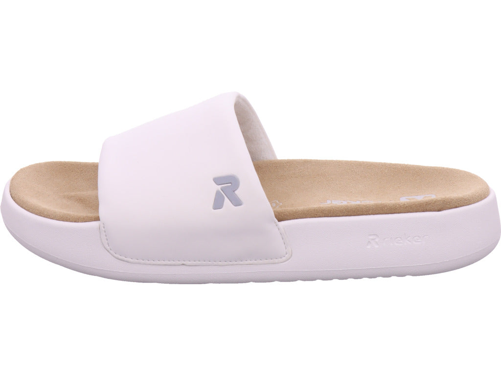 Rieker Women's Mule Fsk Women's Sandals in white
