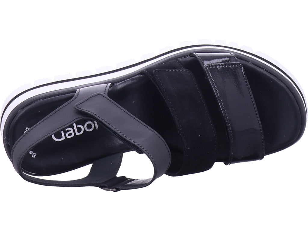 Gabor Damen Sandalette  in schwarz