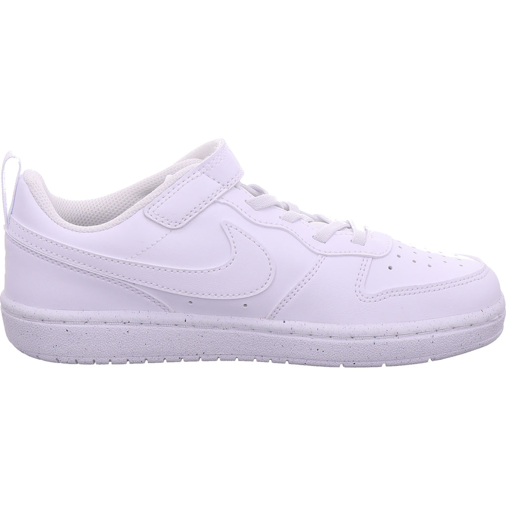 Nike Jungen Halbschuh Court Borough Low Recraft in weiß