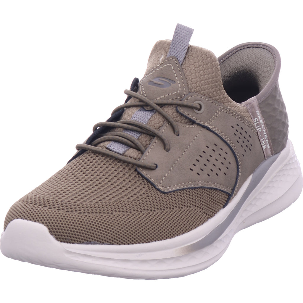 Pánské pantofle SKECHERS v hnědé barvě