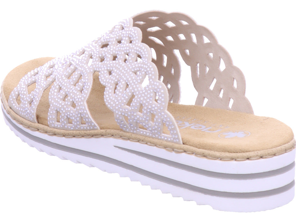 Rieker Women's Mule Fsk Women's Sandals in beige