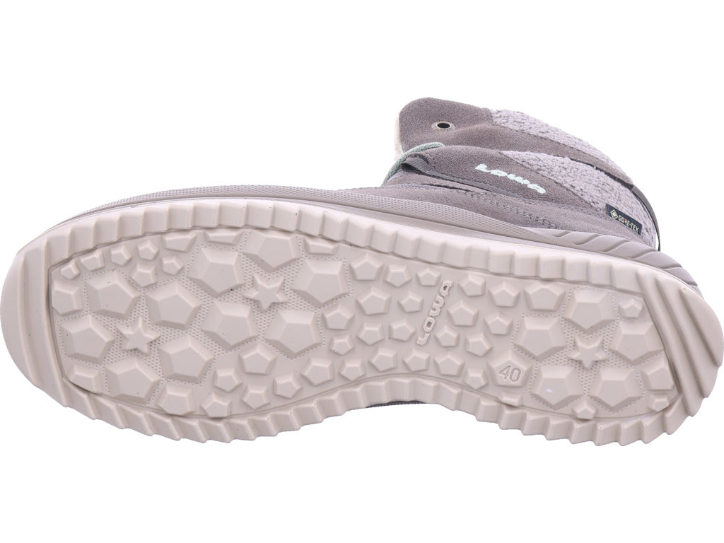 lowa Damen Moonboots Ella Gtx Hi Jr in grau