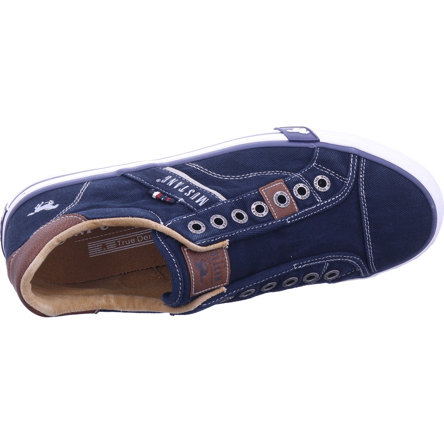 Mustang Herren Pantolette  in blau