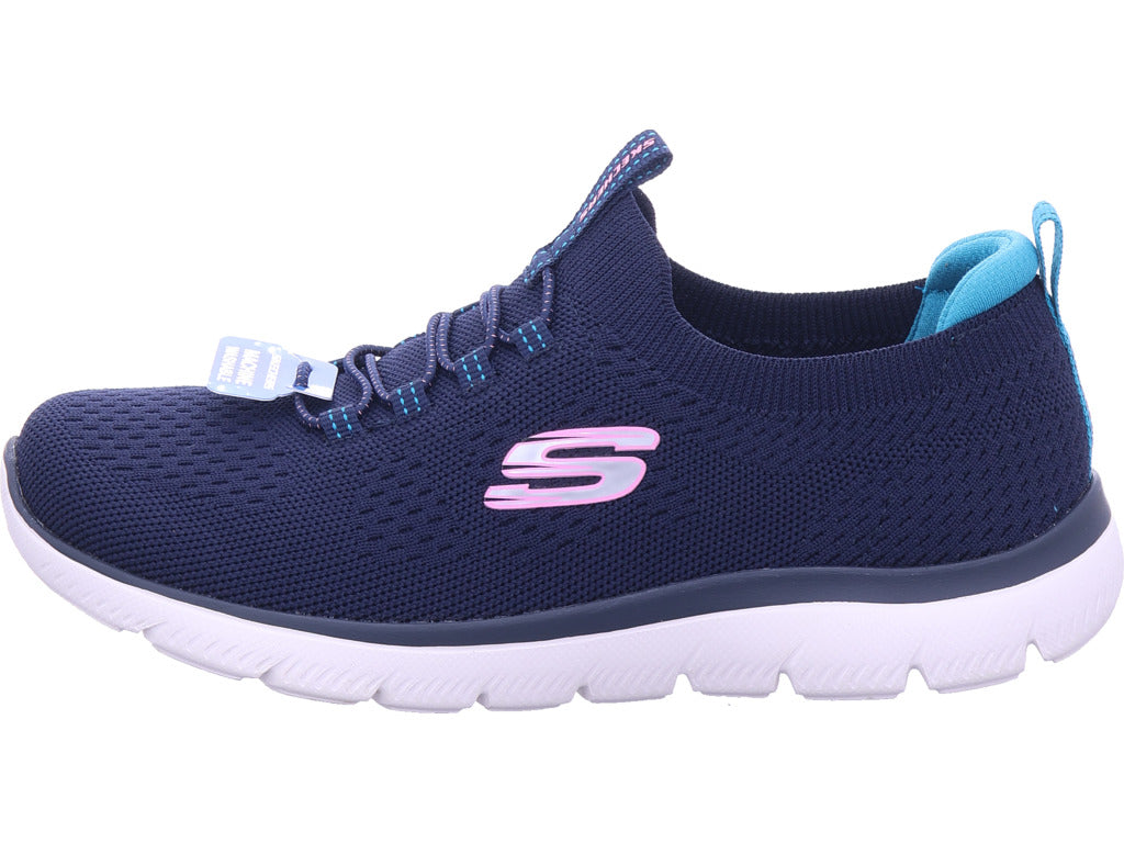Dámské modré tenisky SKECHERS