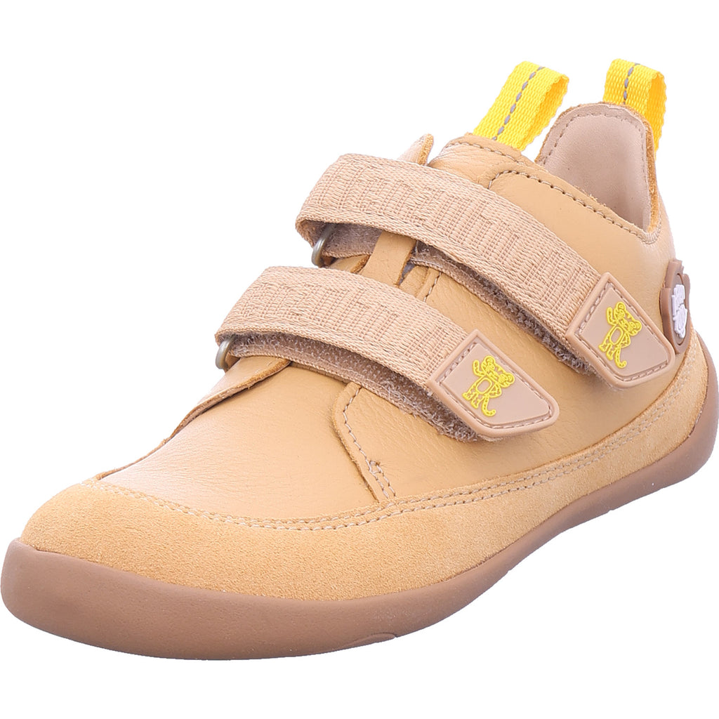 Affenzahn Jungen Barfußschuhe Barfußschuh Leder Buddy Tiger in beige