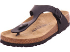 Dámské pantofle Birkenstock Gizeh BF černé v černé