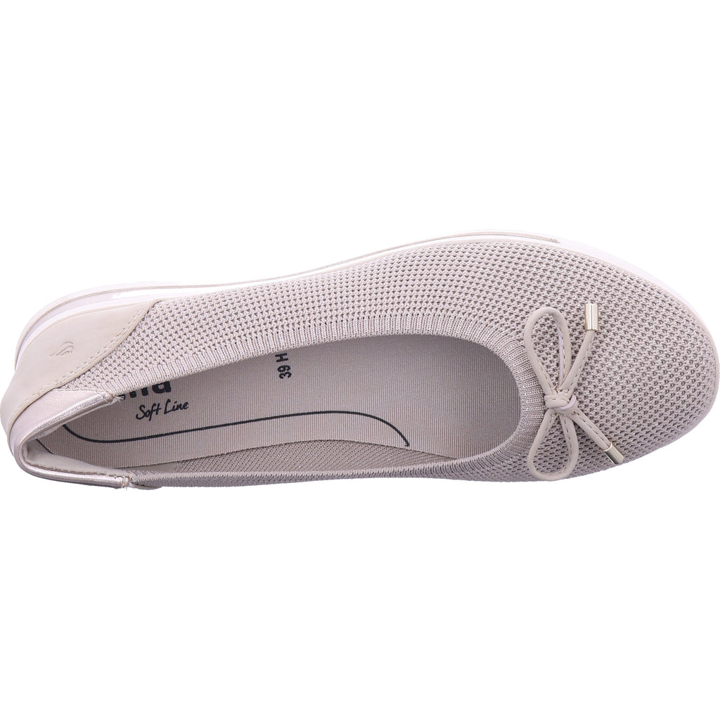 Jana Damen Ballerina  in beige