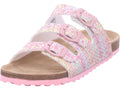 Planet Footwear Girls Deep Footbed Sandals in Rose