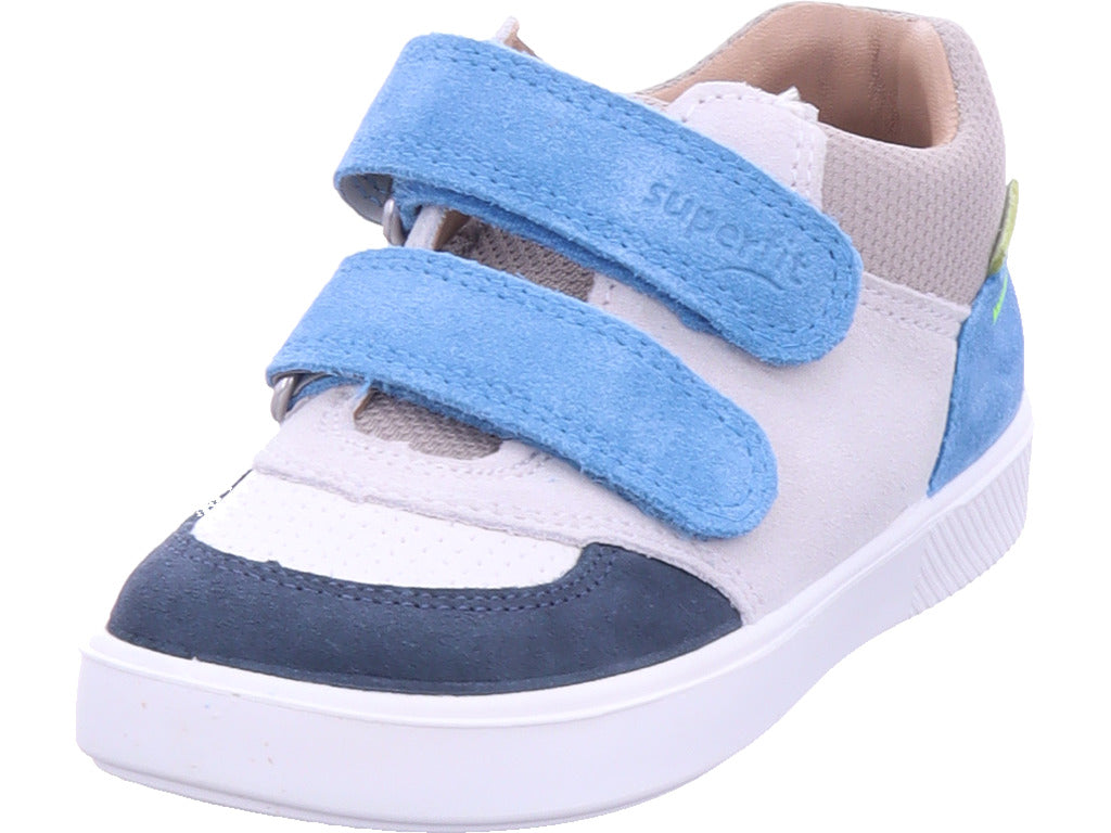Superfit Jungen Lauflernschuh Stiefelette Leder \ Supies in blau