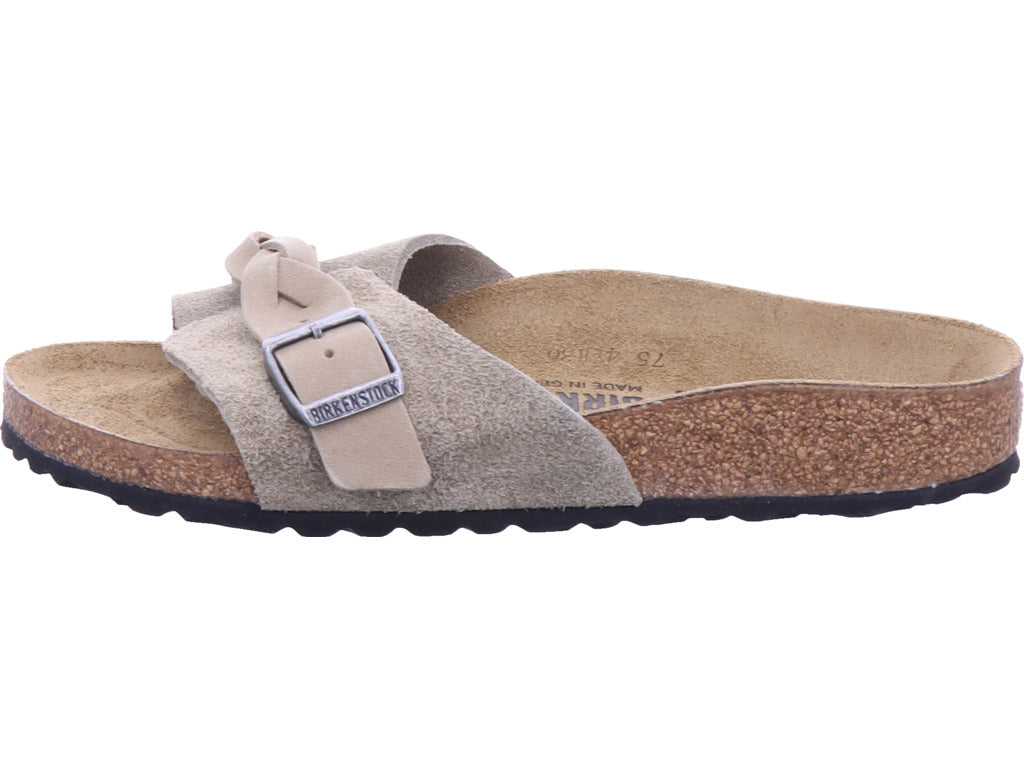 Dámské pletené semišové boty Birkenstock Oita v hnědé barvě