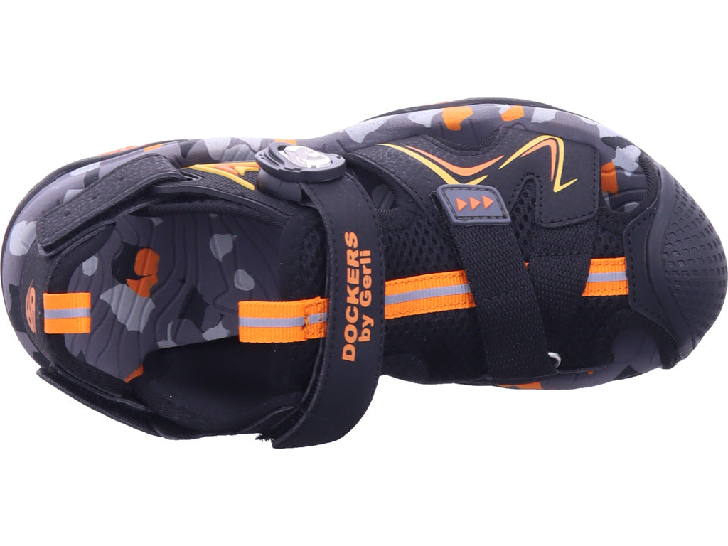 Dockers Jungen Sandale  in schwarz