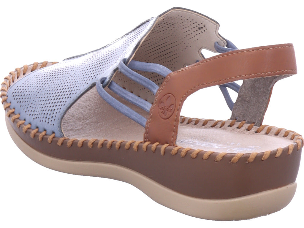 Rieker Damen  Fsk Damen Sandalen in blau