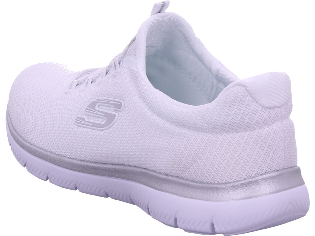SKECHERS Damen Slipper Summits in weiß