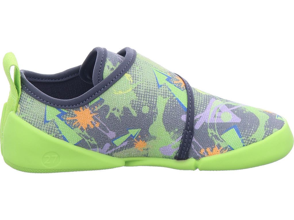 Chlapecké pantofle Legero, textilní pantofle, Venti v šedé barvě