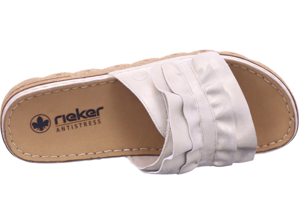 Rieker Women's Mule in Beige