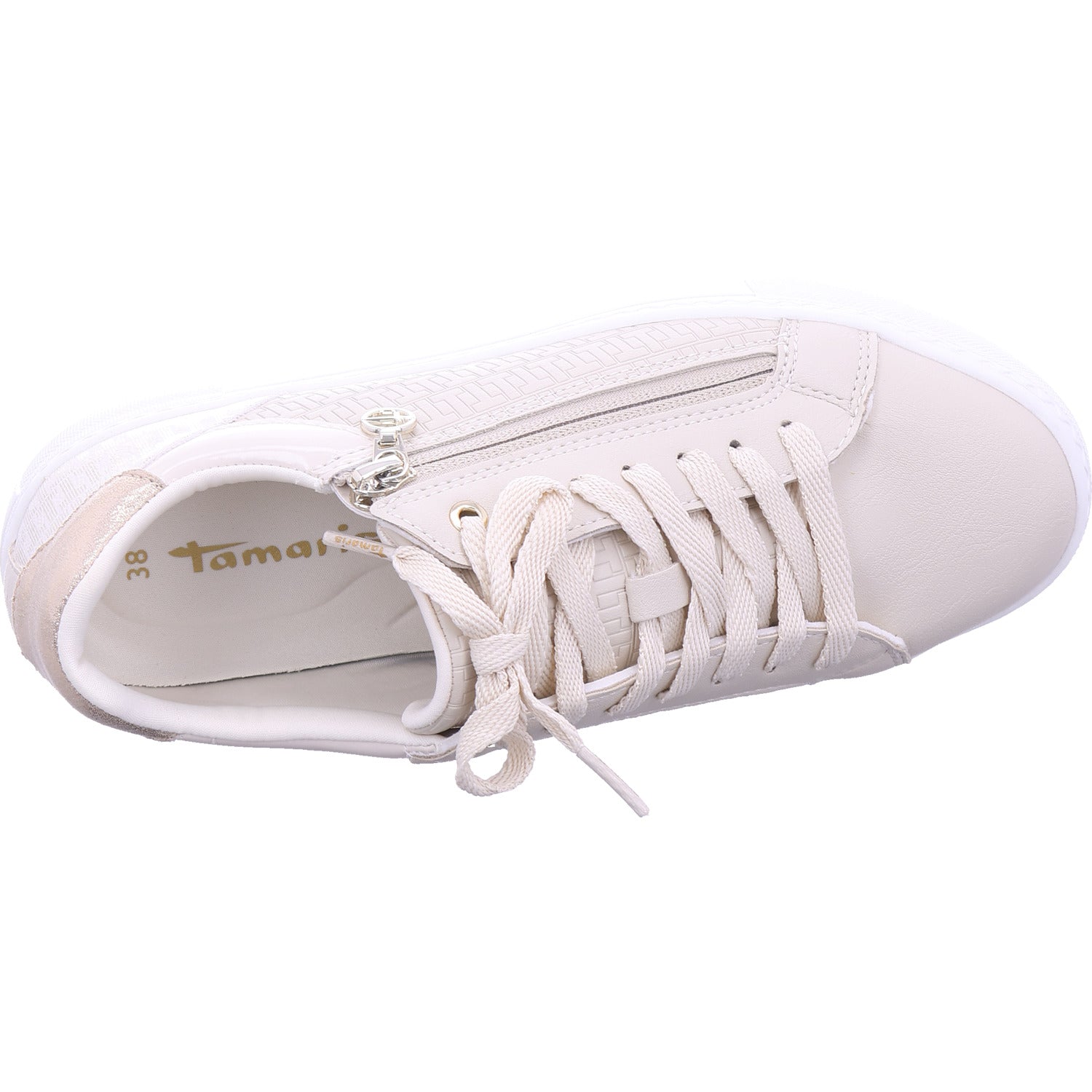 Tamaris women's sneakers in beige