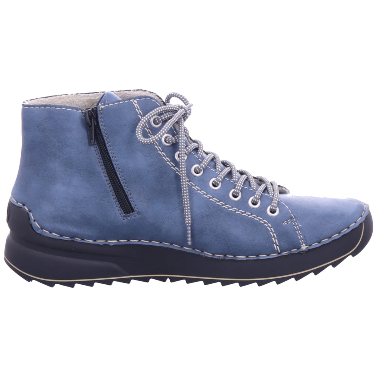 Rieker Damen Stiefel Hwk Damen Stiefel in blau