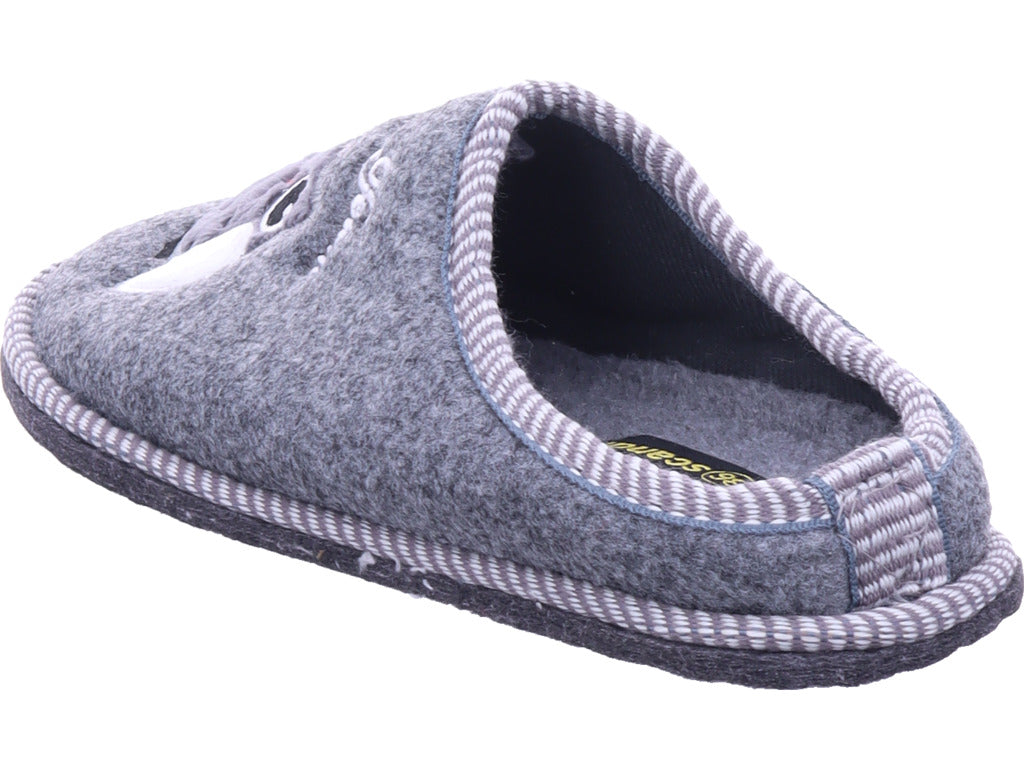 Becker Damen Hausschuh Bordo/Grey in sonstige
