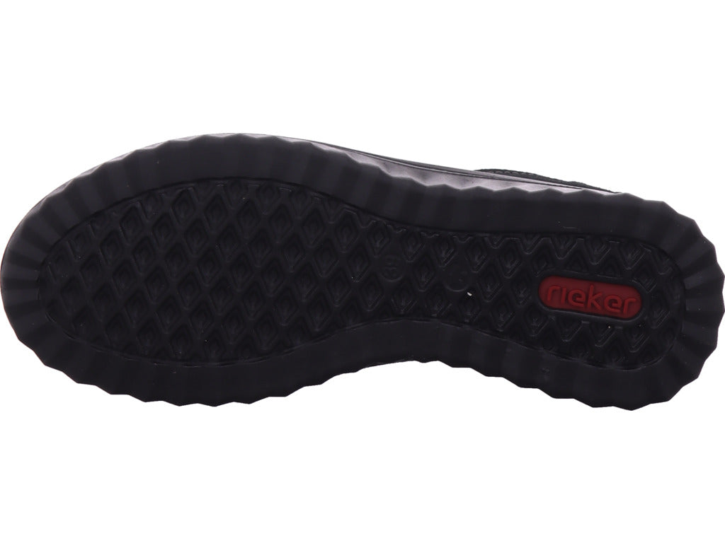 Rieker Damen Slipper Hwk Damen Halbschuhe in schwarz