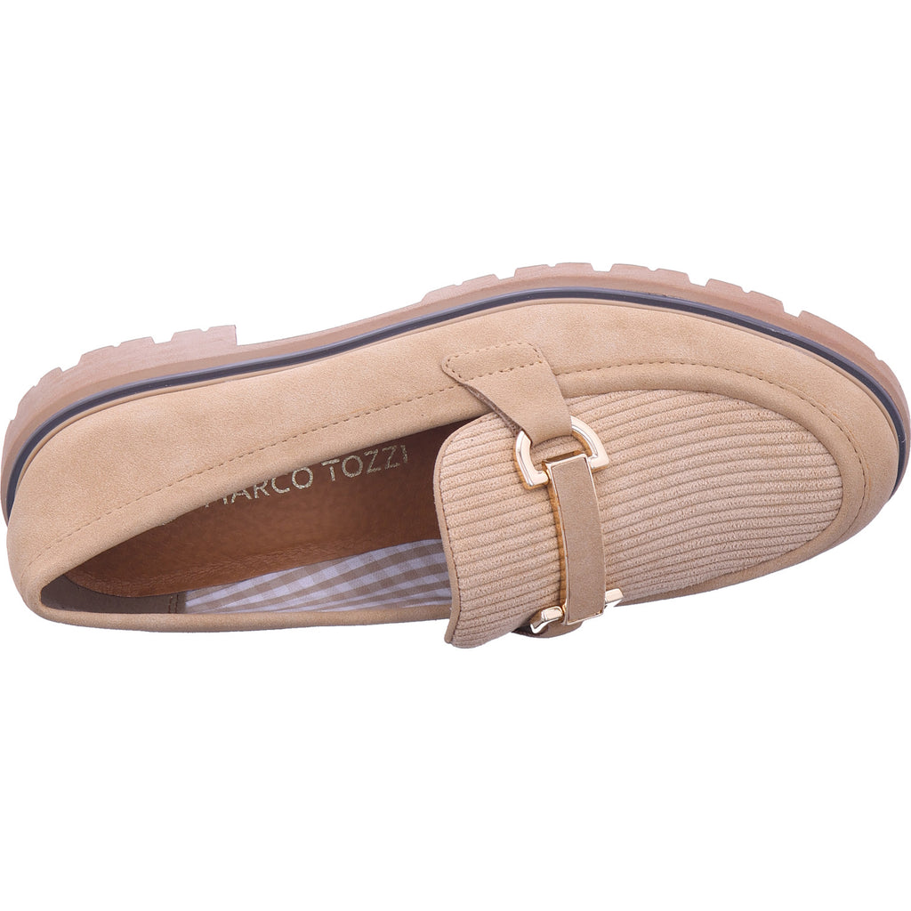 Marco Tozzi Damen Slipper  in beige