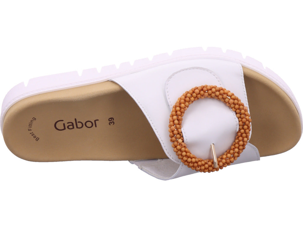 Gabor Women's Mule in White