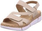 Rieker Damen Sandalette Fsk Damen Sandalen in beige