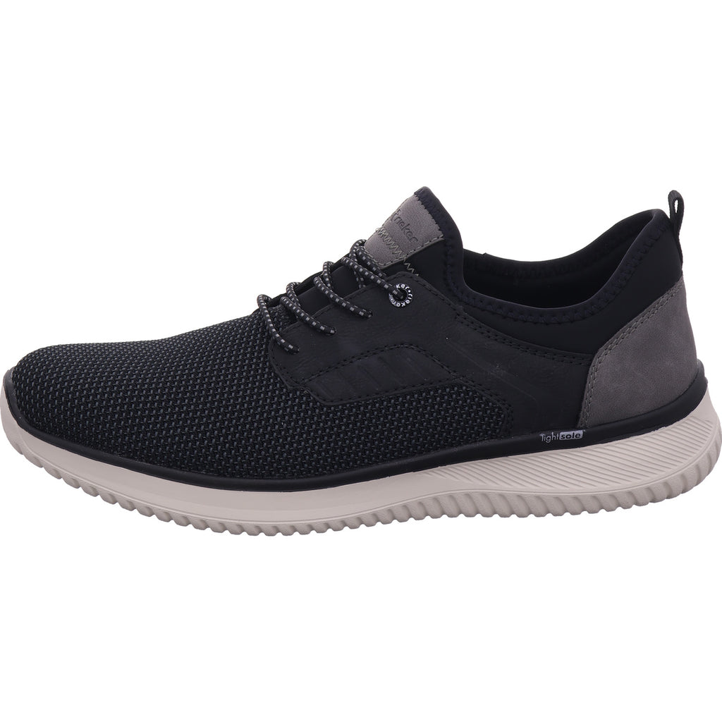 Rieker Herren Slipper  in schwarz