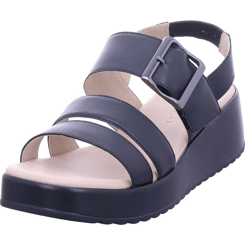 Caprice Damen Sandale  in schwarz