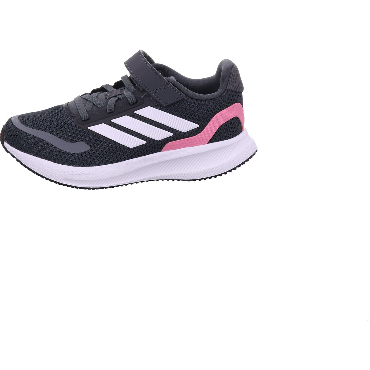 Dívčí tenisky Adidas Runfalcon 5 El C v šedé barvě