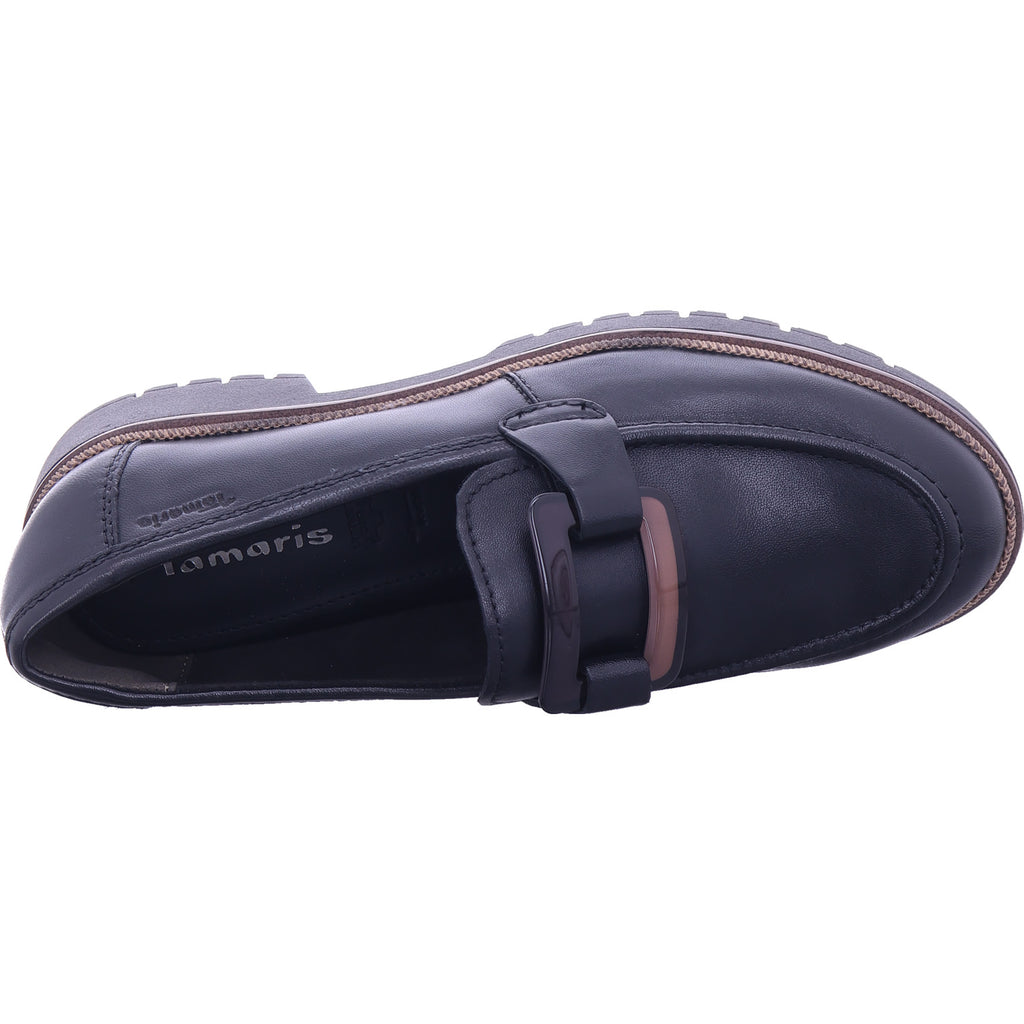 Tamaris Damen Halbschuh  in schwarz