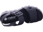 Rieker Damen Sandalette Fsk Damen Sandalen in schwarz