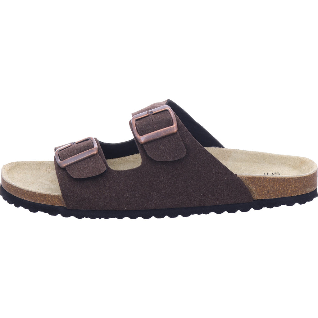 Planet Footwear Men's Mule Men's Deep Footbed Mules in brown