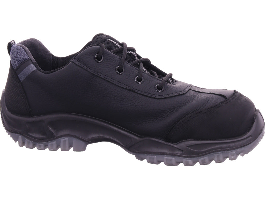 Leopard Herren Sicherheitsschuh Sicherheitshalbschuh Gel S3 in schwarz