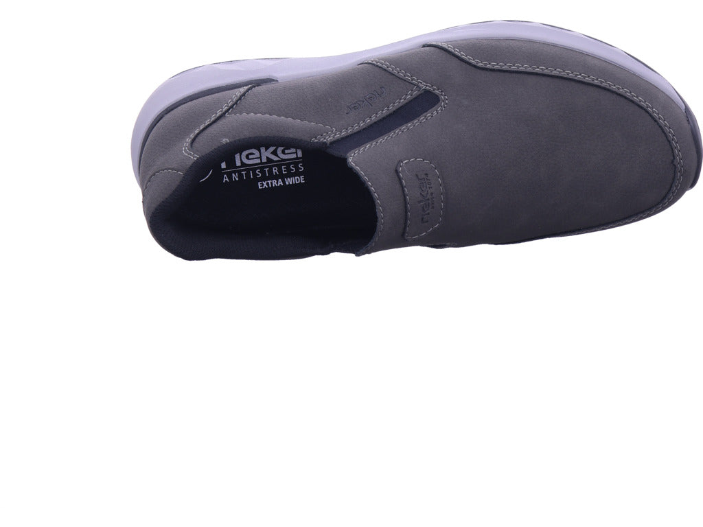 Rieker Herren Slipper Hwk Herren Halbschuhe in grau