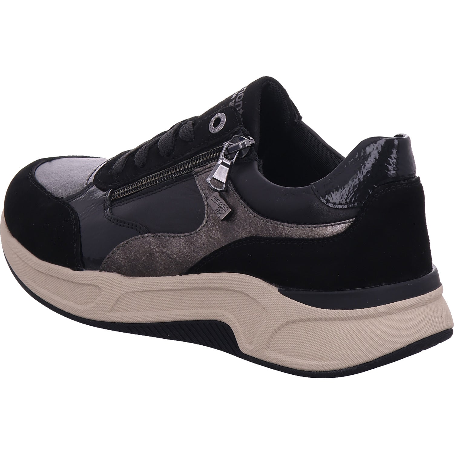 Remonte Damen Sneaker Remonte Hw Halbschuh in schwarz
