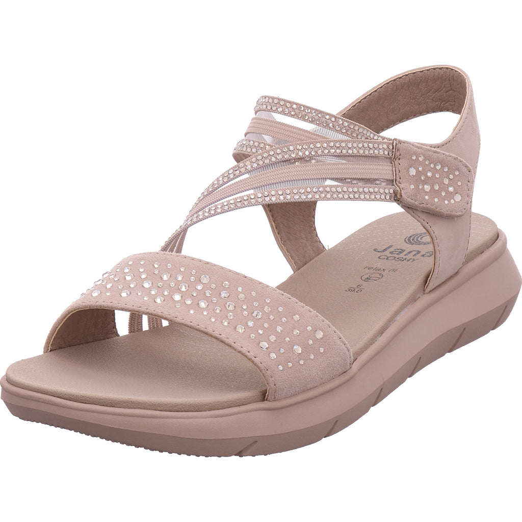 Jana Damen Sandale  in beige
