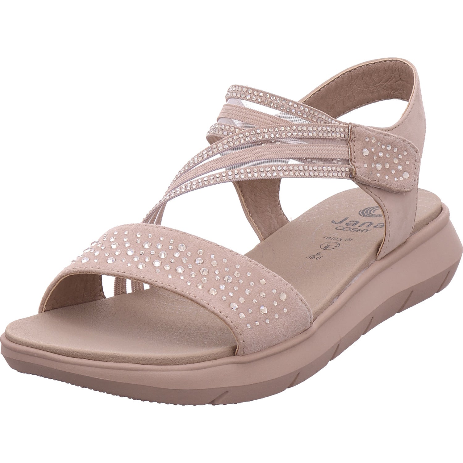Jana Damen Sandale  in beige