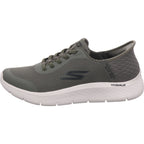 SKECHERS Pánské nazouváky Go Walk Flex v zelené barvě