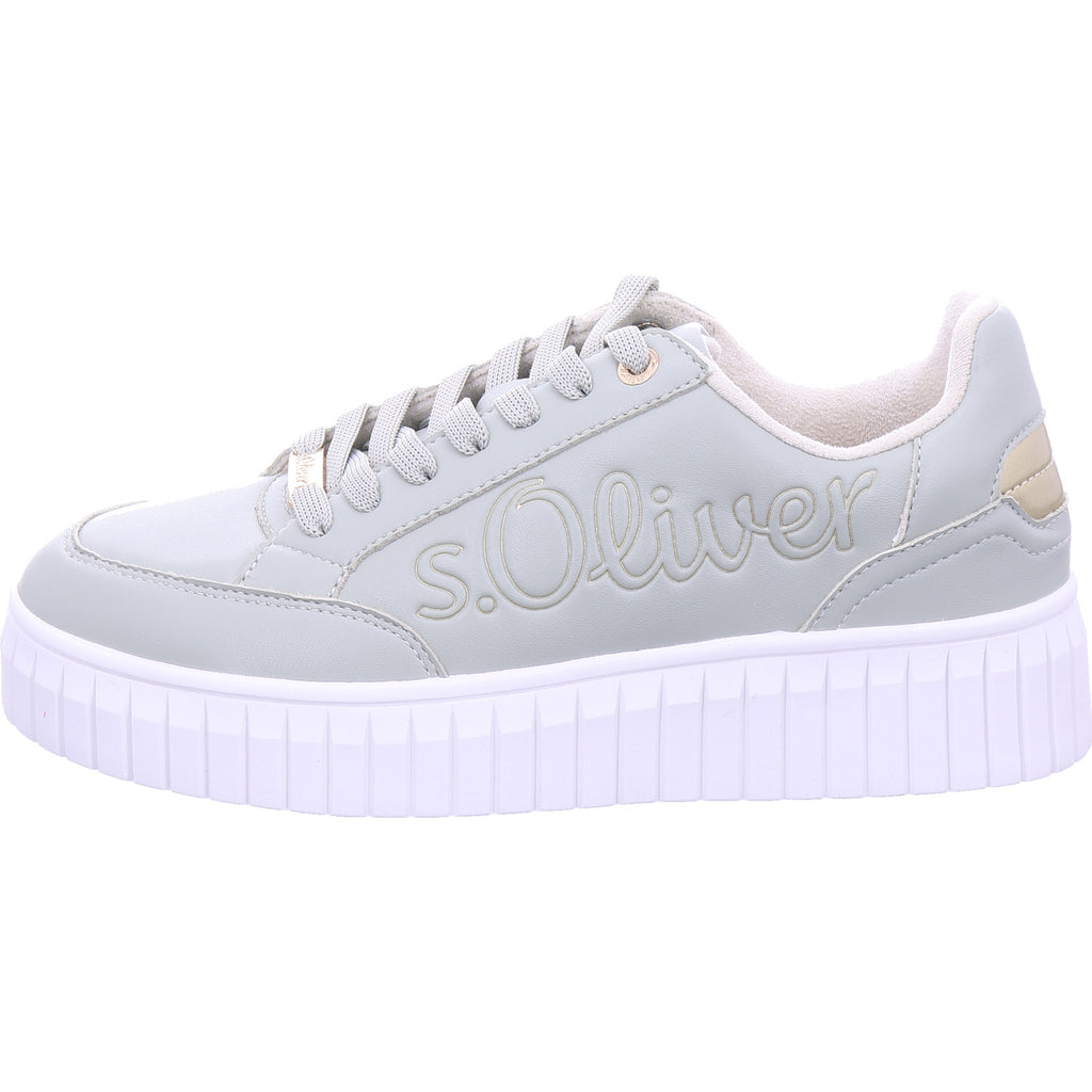 s.Oliver women's sneakers in green