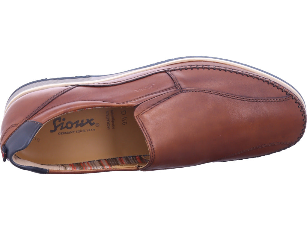 Sioux Men's Loafers Hajoko 700 in brown