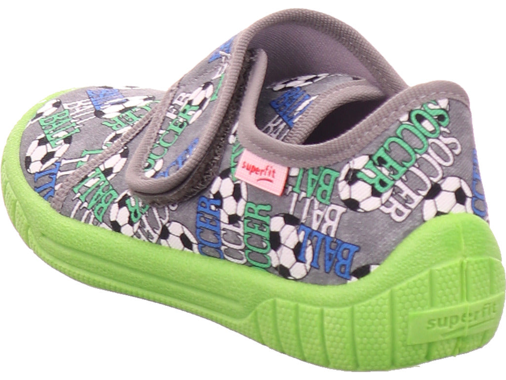 Superfit Boys' Slipper Bill in Grey