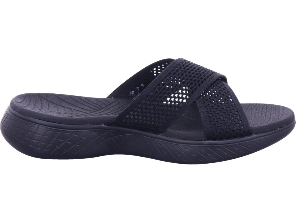 Rieker women's mule Fsk women's sandals in black