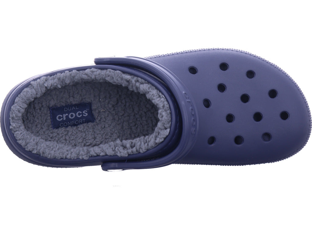 Crocs Herren Badeschuh Classic Lined Clog in blau