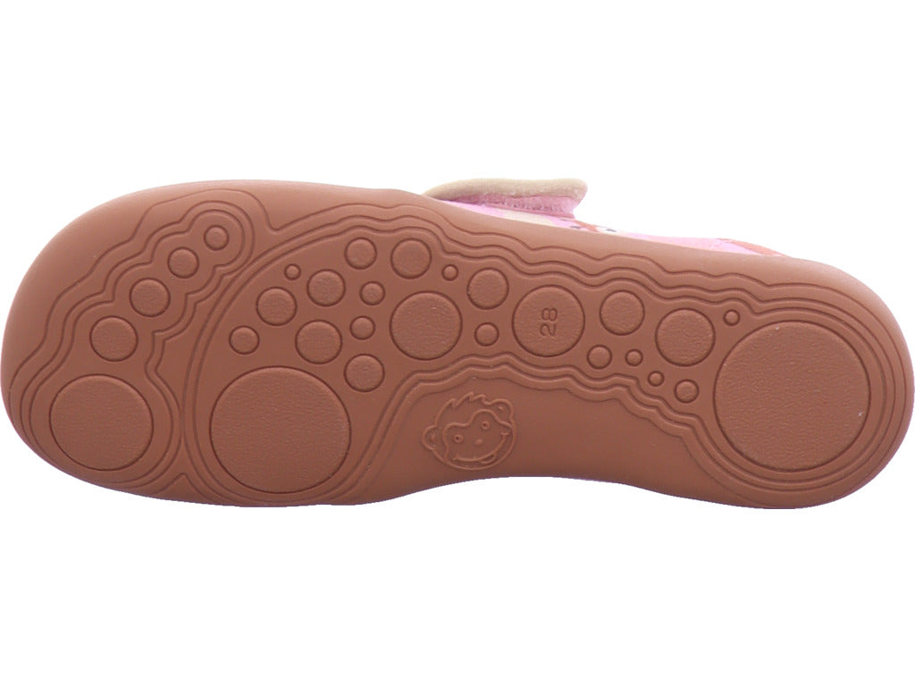 Dívčí bavlněné pantofle Affenzahn, design jelena Movy, zdarma