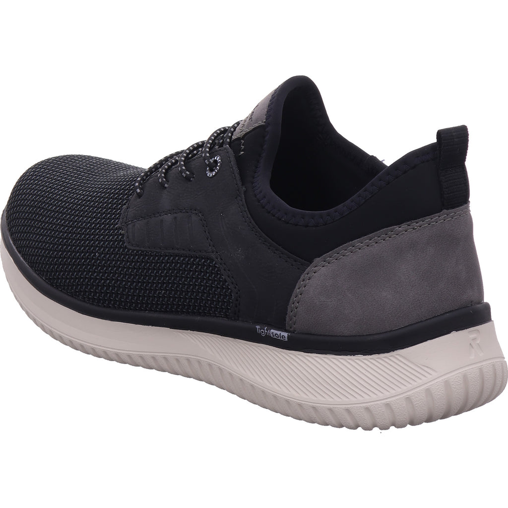 Rieker Herren Slipper  in schwarz