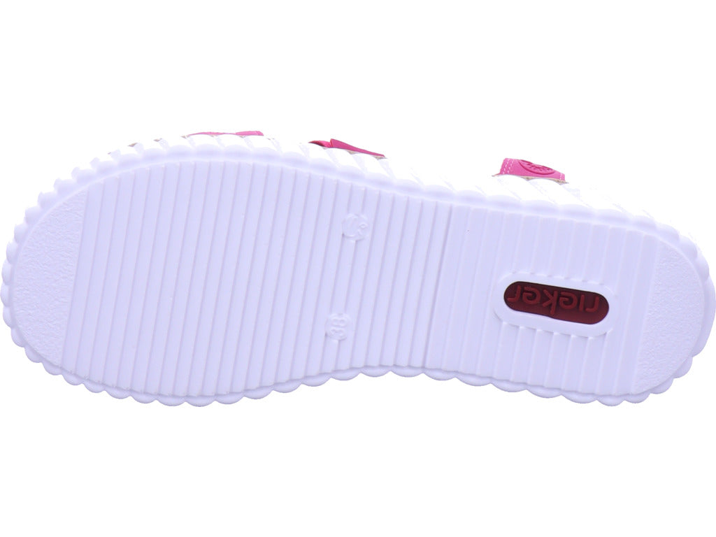 Rieker Damen Sandalette Fsk Damen Sandalen in pink