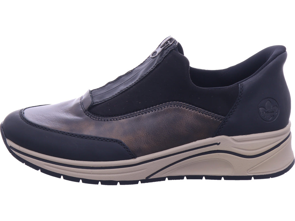 Rieker Damen Slipper Hwk Damen Halbschuhe in braun