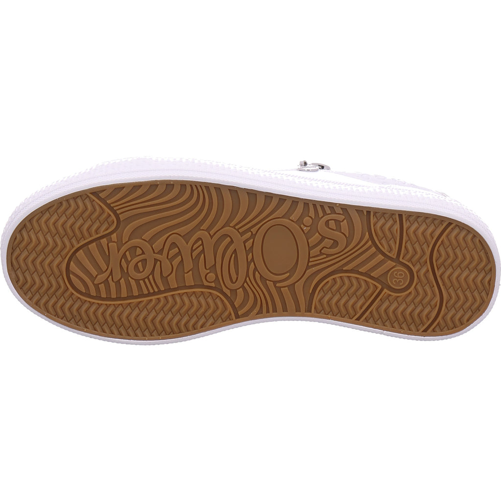 s.Oliver women's sneakers in white