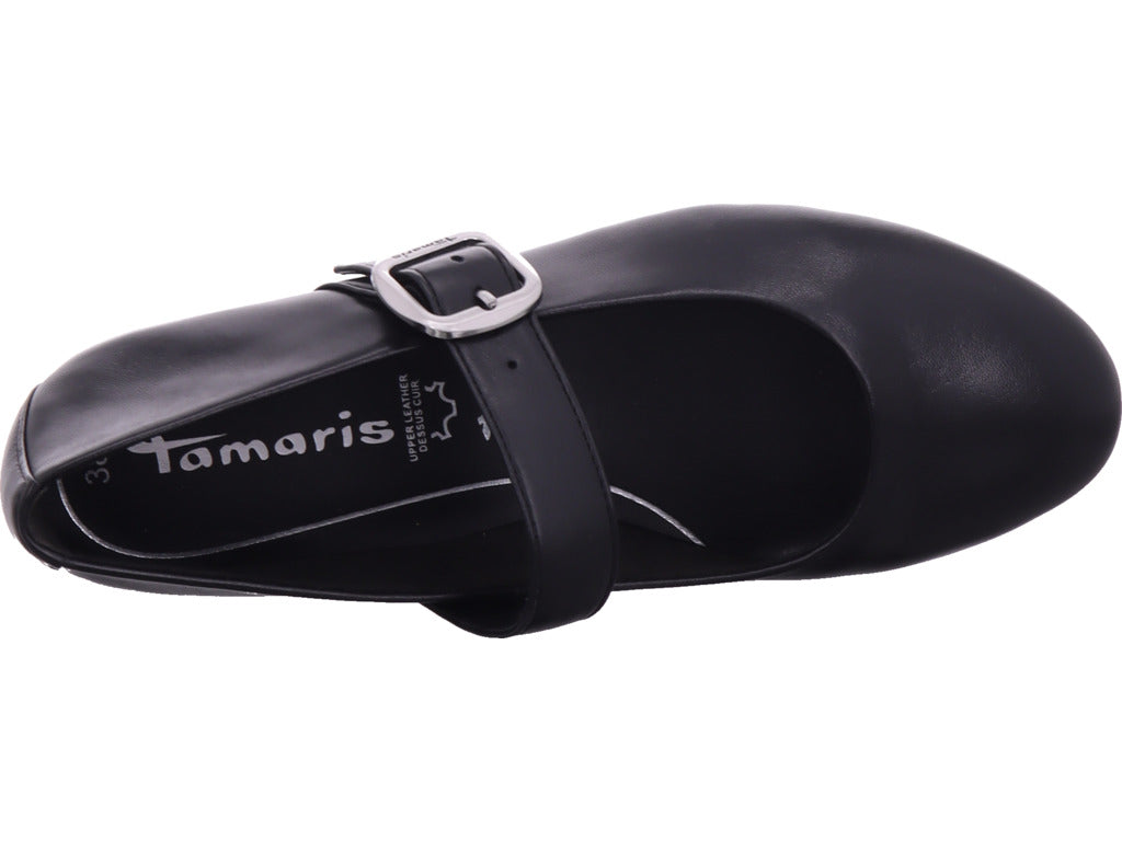 Tamaris Damen Halbschuh  in schwarz