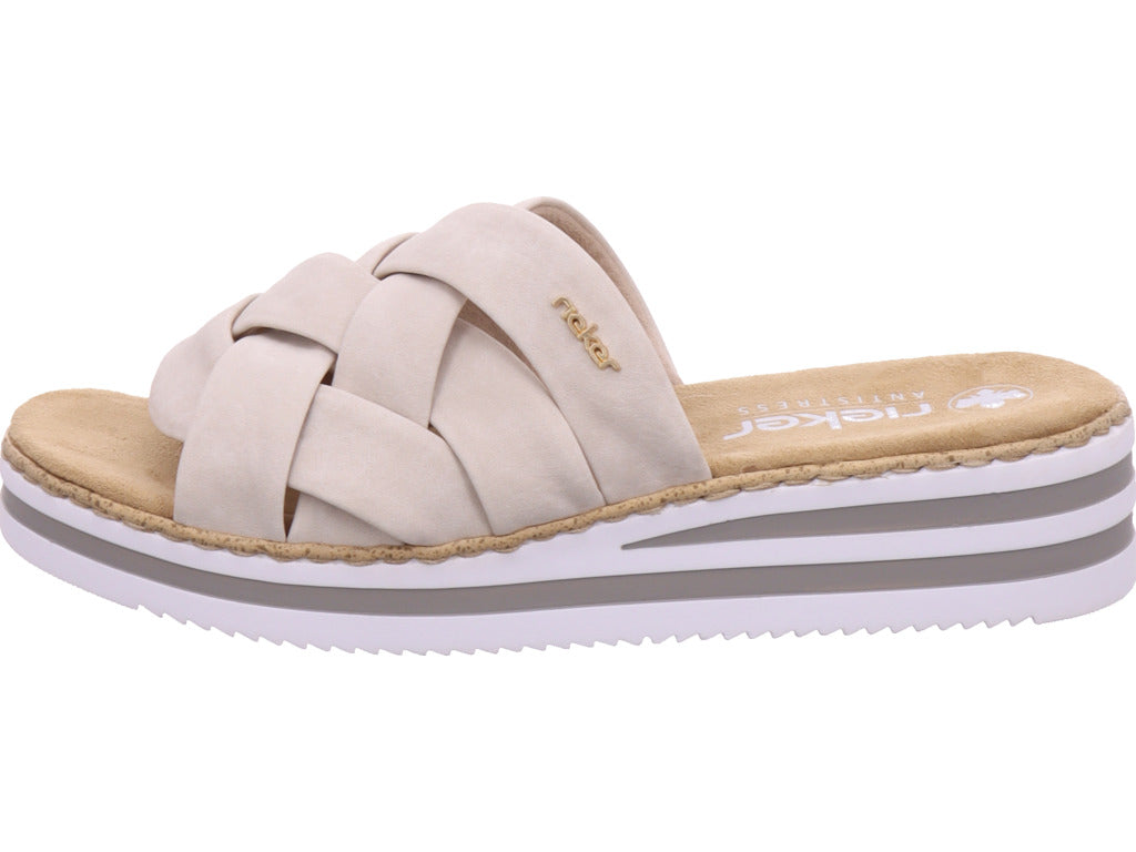Rieker Women's Mule Fsk Women's Sandals in beige